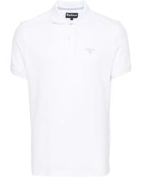 Barbour - Logo-Embroidered Cotton Polo Shirt - Lyst