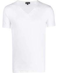 ZEGNA - Camiseta con cuello en V - Lyst