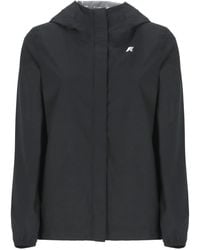 K-Way - Marguerite Hooded Zip-Front Jacket - Lyst