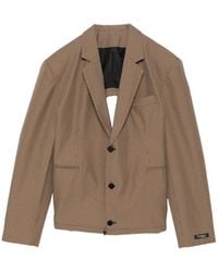 PROTOTYPES - Blazer Con Abertura En La Espalda - Lyst