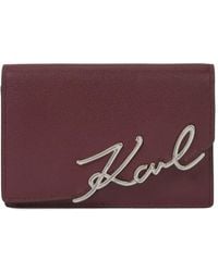 KARL LAGERFELD - Signature Karl Wallet - Lyst