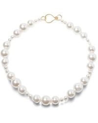 Beatriz Palacios - Domingo Pearl-Embellished Necklace - Lyst