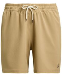Polo Ralph Lauren - Short De Bain Traveller À Logo Pony Brodé - Lyst