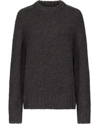 Loulou de Saison - Gerippter Jesse Pullover Mit Tiefen Schultern - Lyst
