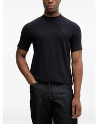 KARL LAGERFELD - Logo-Embroidered T-Shirt - Lyst