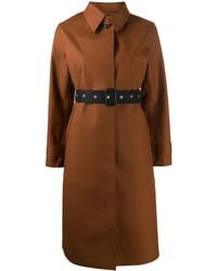 Mackintosh - Belted Button Up Trench Coat - Lyst