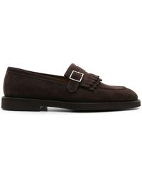 Doucal's - Fringed Suede Loafers - Lyst