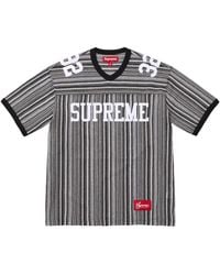 Supreme - Opengebreid Voetbalshirt - Lyst