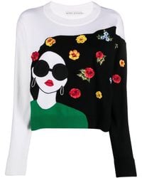 Alice + Olivia - Pull à motif Stace Face - Lyst