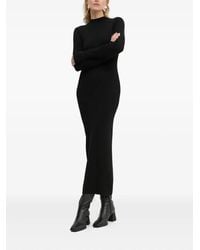 DRYKORN - Ribbed High-Neck Midi Dress - Lyst