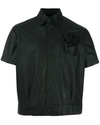 KTZ Drawstring Pocket Cropped Jacket - Zwart