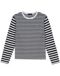 Gosha Rubchinskiy - Striped Long-Sleeve T-Shirt - Lyst