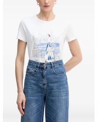 DKNY - Statue Of Liberty Graphic T-Shirt - Lyst