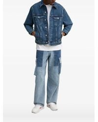 Karl Lagerfeld - Logo-Print Denim Jacket - Lyst