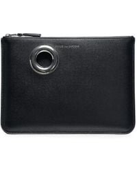 Comme des Garçons - Eyelet-Embellished Leather Wallet - Lyst