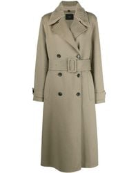 JOSEPH - Merton Contrast-collar Double-breasted Trench Coat - Lyst