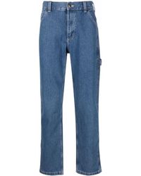 Dickies Construct Rear Logo-patch Jeans - Blue