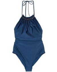 Zimmermann - Aster Embellished Swimsuit - Lyst