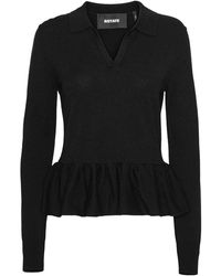 ROTATE BIRGER CHRISTENSEN - Peplum Knit Top - Lyst