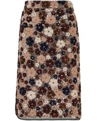 N°21 - Sequin-Embellished Skirt - Lyst