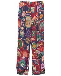 FARM Rio - Elasticated-Waistband Patterned Trousers - Lyst