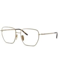 Prada - Brille Mit Eckigem Gestell - Lyst