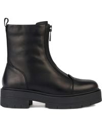 Geox - Spherica Leather Ankle Boots - Lyst