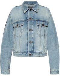 Balenciaga - Chaqueta vaquera con efecto lavado - Lyst