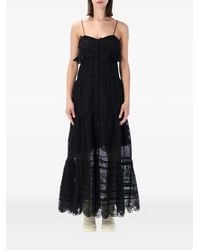 Isabel Marant - Paule Broderie Anglaise Ruffled Dress - Lyst