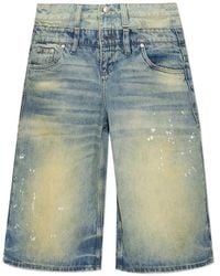 MISBHV - Layered Denim Shorts - Lyst