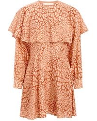 Marie Oliver - Reeves Minikleid Mit Cape-Ausschnitt - Lyst