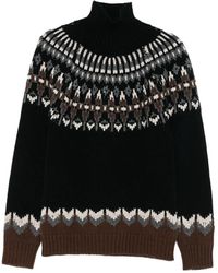 Dondup - Fair-Isle Turtleneck Sweater - Lyst