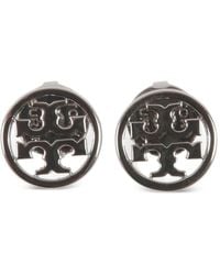 Tory Burch - Logo-Detail Stud Earrings - Lyst