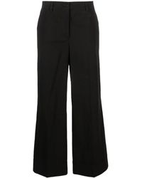 P.A.R.O.S.H. - High-Waist-Hose Mit Weitem Bein - Lyst