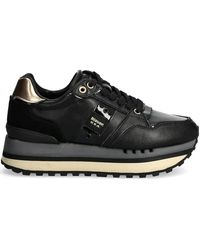 Blauer - Sneakers Met Vlakken - Lyst