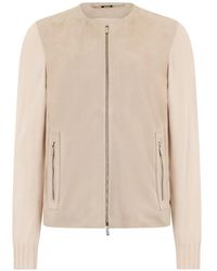 Moorer - Erica Zip-Up Cardigan - Lyst