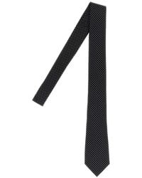 Tom Ford - Corbata De Seda Con Motivo De Lunares - Lyst
