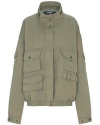 Balmain - Veste Bomber En Sergé - Lyst