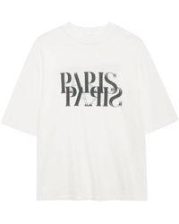 Anine Bing - T-shirt Avi Tee Paris - Lyst
