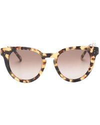 Marc Jacobs - Tortoiseshell-Pattern Round-Frame Sunglasses - Lyst