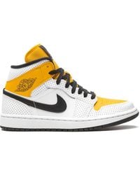 Nike - Air 1 Mid "Perforated" Sneakers - Lyst