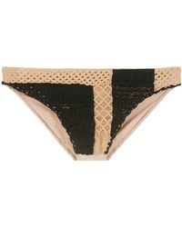 Amir Slama - Two-Tone Crochet Swim Briefs - Lyst
