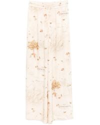 Zimmermann - Drawstring Straight-Leg Trousers - Lyst