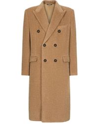 Dolce & Gabbana - Virgin Wool Coat - Lyst