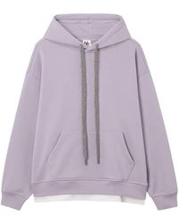 B+ AB - Drawstring Pocket Hoodie - Lyst