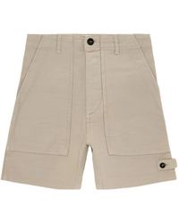 Fortela - Button-Fastening Patch-Pocket Shorts - Lyst