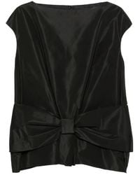 Simone Rocha - Bow-Detail Peplum Top - Lyst