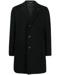 Tagliatore - Single-Breasted Wool Coat - Lyst