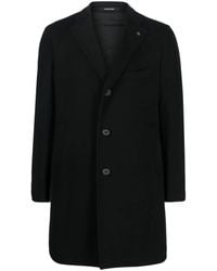 Tagliatore - Single-Breasted Wool Coat - Lyst