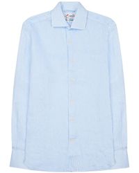 MC2 Saint Barth - Pamplona Vertical-Stripe Long-Sleeve Shirt - Lyst